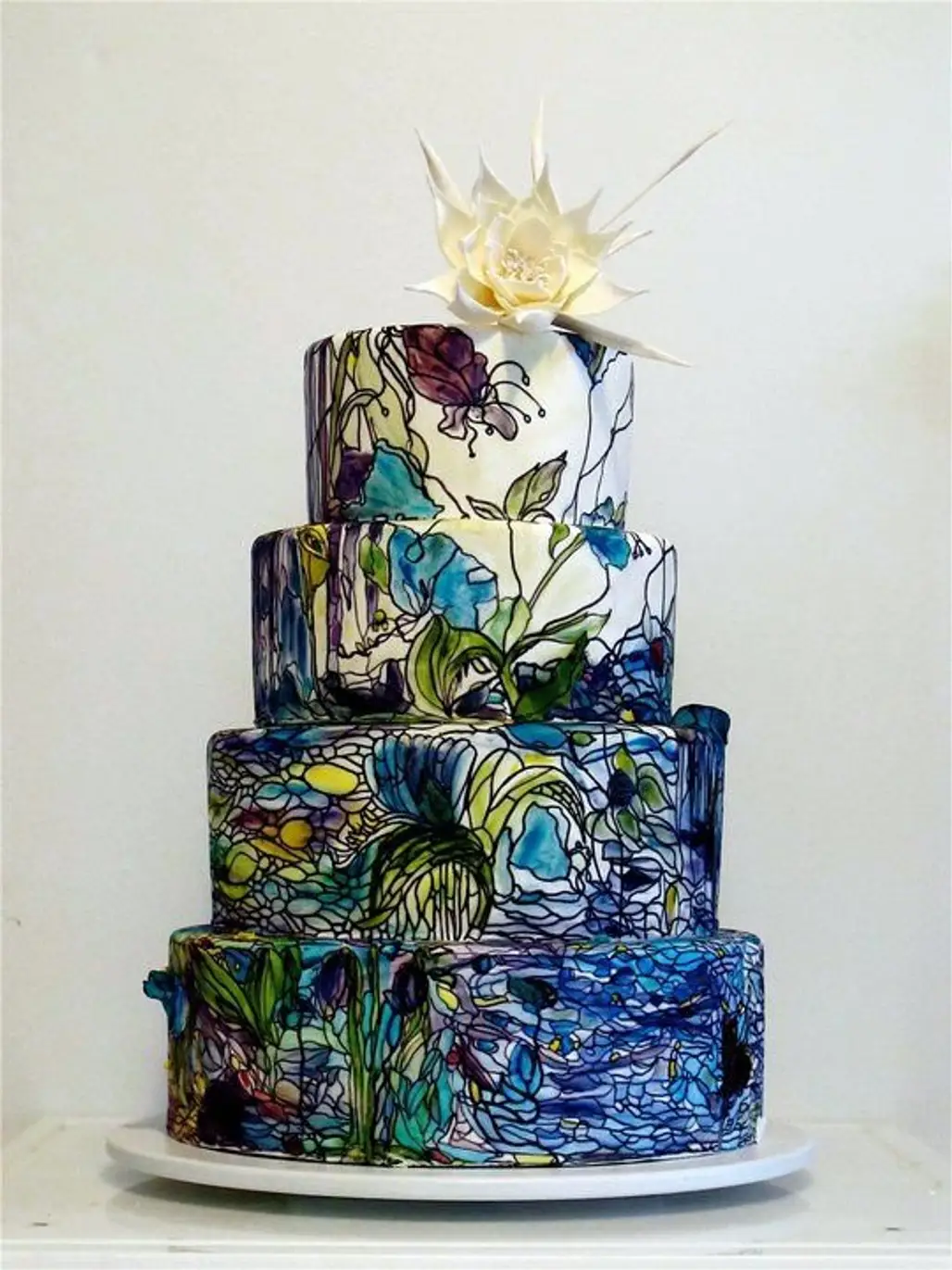 blue,wedding cake,cake,food,buttercream,