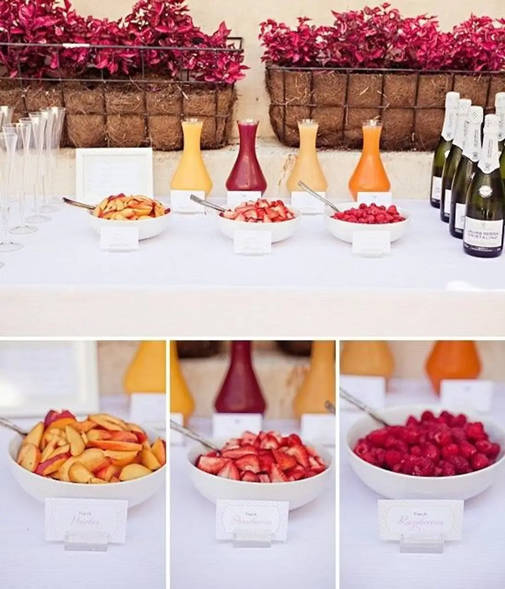How about a Mimosa Bar?