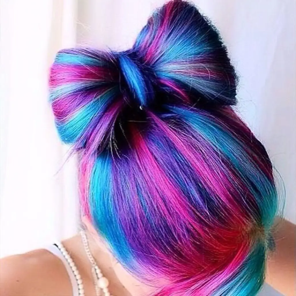 hair, color, purple, hairstyle, pink,