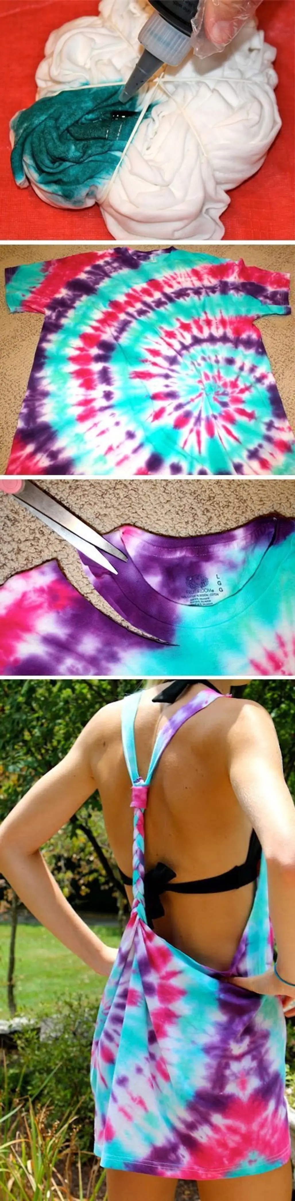 Tie Dye Swimsuit Cover up
