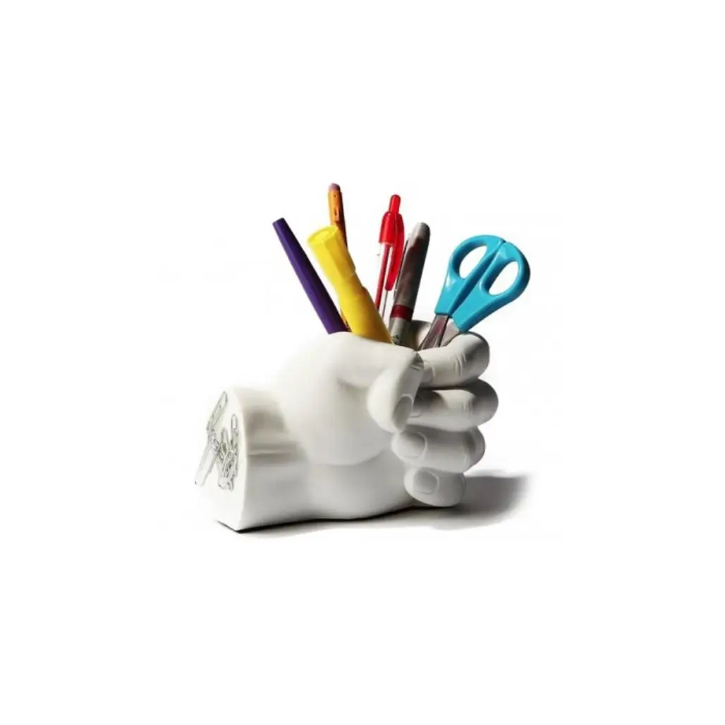 Tech Tools Desktop Madness Series Hand Pen Holder with Magnetic Back