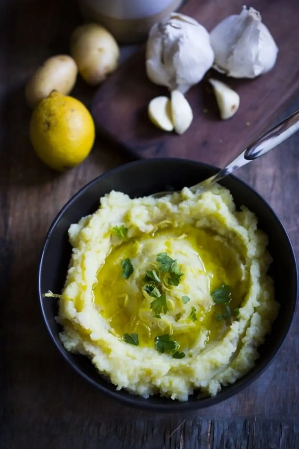 Skordalia –Dip/sauce Made with Potatoes, Garlic, Lemon and Olive Oil