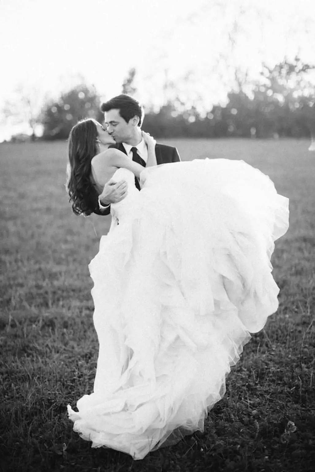 Opt for Black and White Wedding Photos