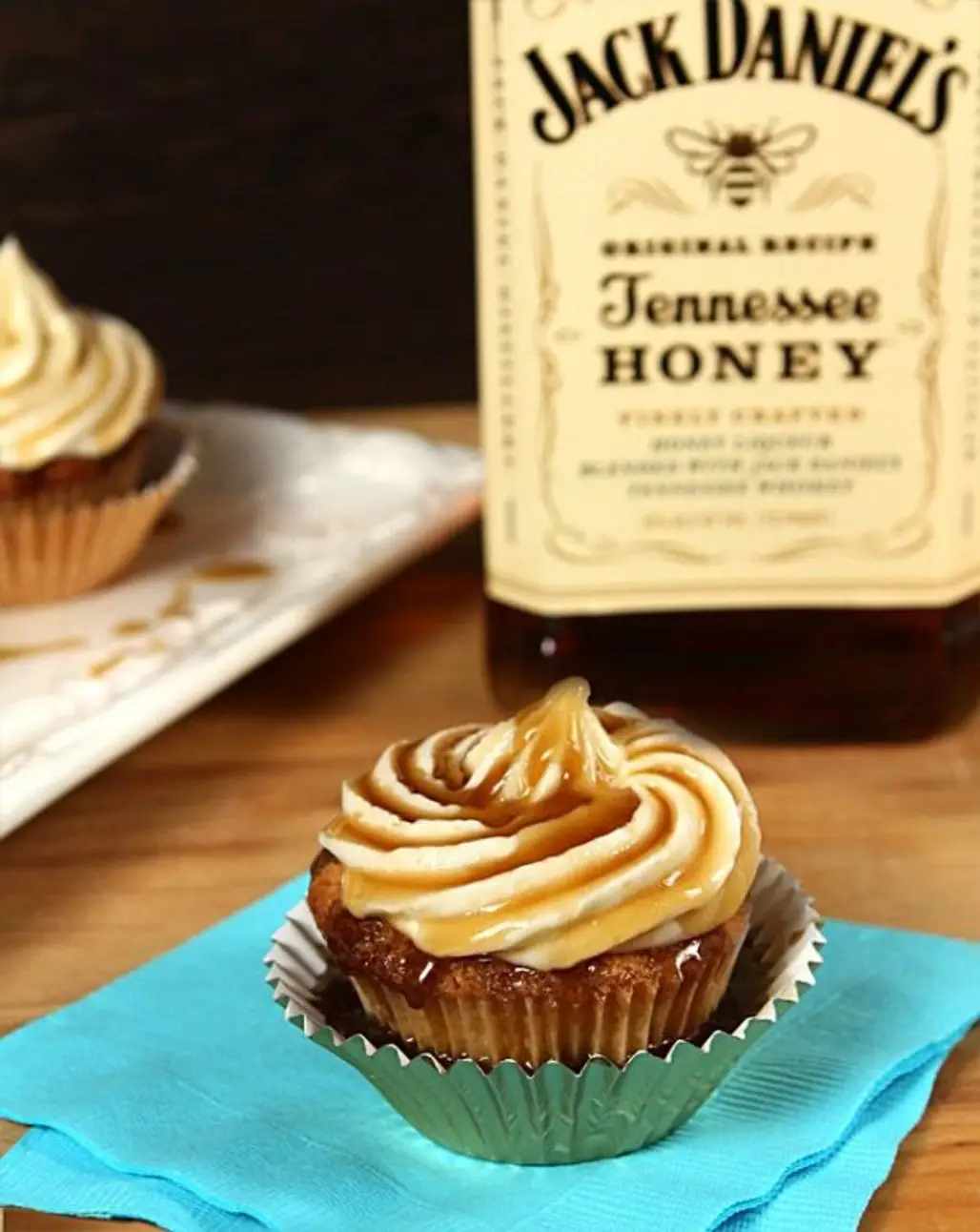Jack Daniels Honey Whiskey Cupcakes
