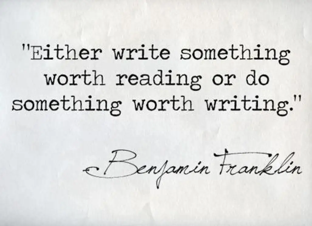 Write Something Worth Reading