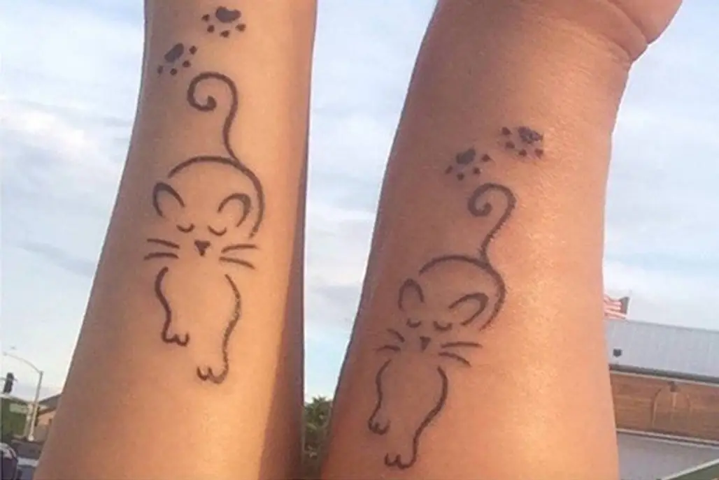 Silk Inkdustries - Puss in Boots🐱🐱 Friendship tattoos from customers  reference by Jesse @visualisart #friendship#tattoo#cat#silkink#silkinkdustries#deepdowninmalmitown#helsinki#malmi#malmivice  | Facebook