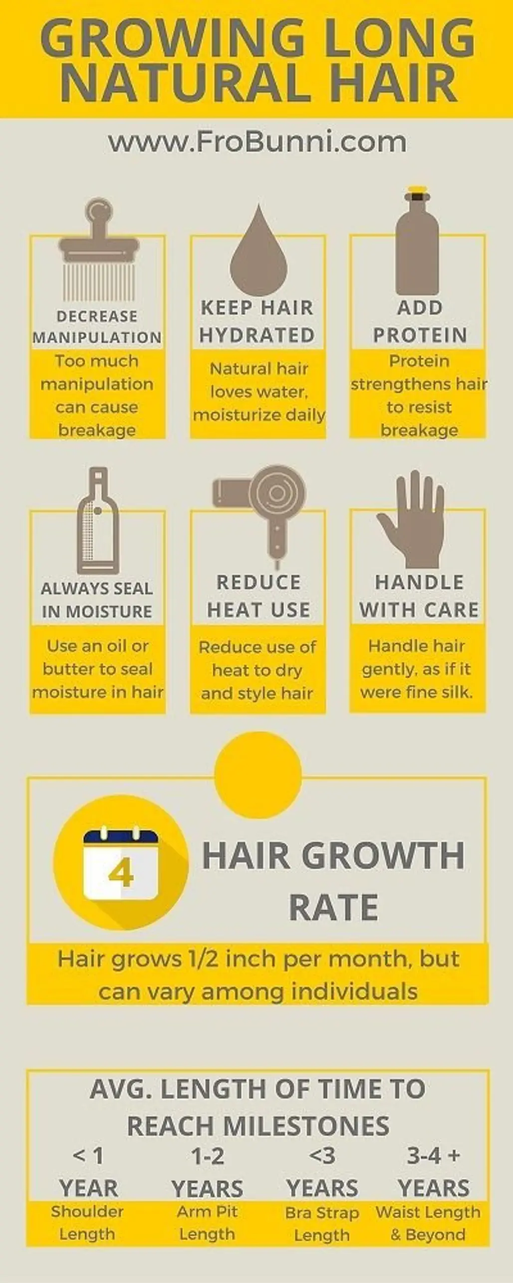 Tips for Growing Long Natural Hair