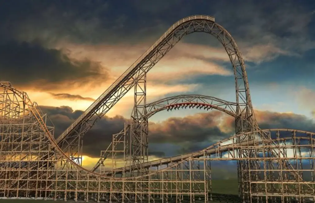 Goliath, Six Flags Great America Theme Park, Gurnee, Illinois, USA