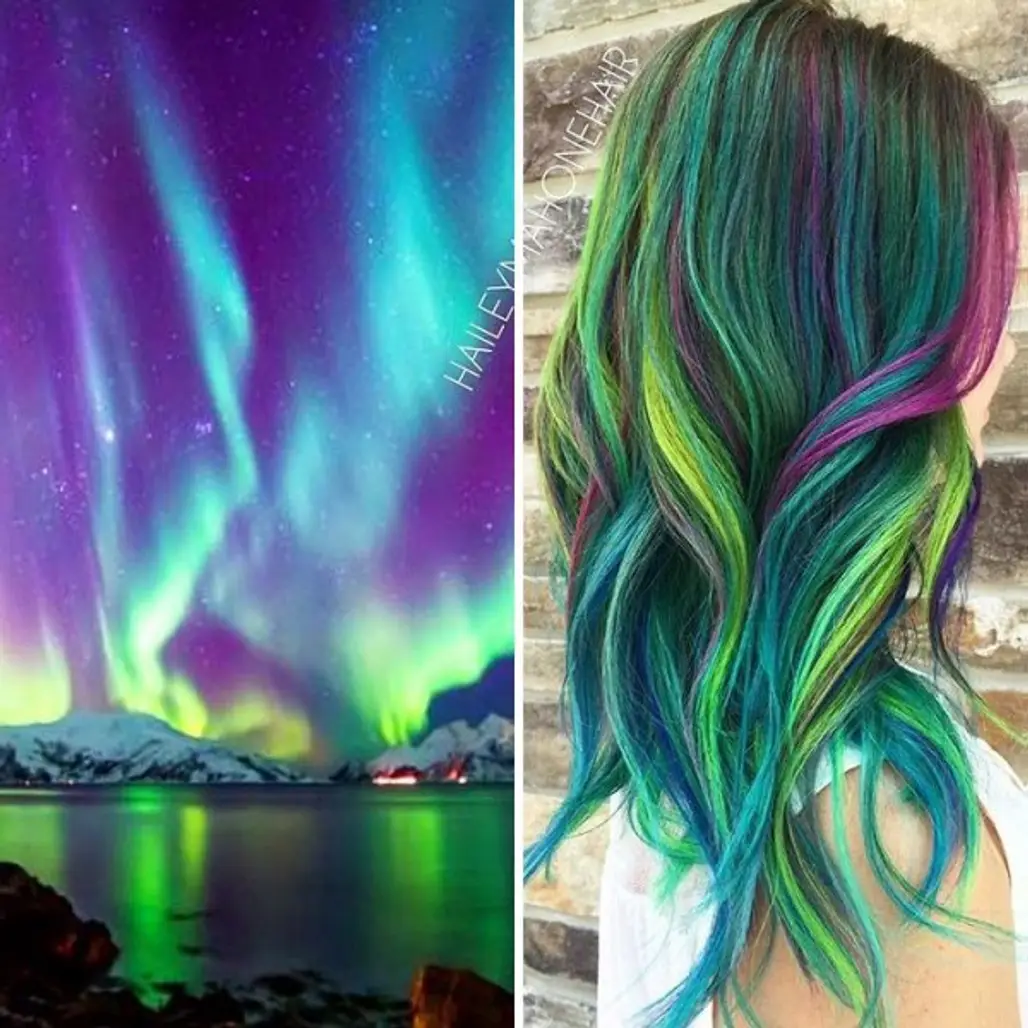 Aurora Borealis Hair Color Ideas