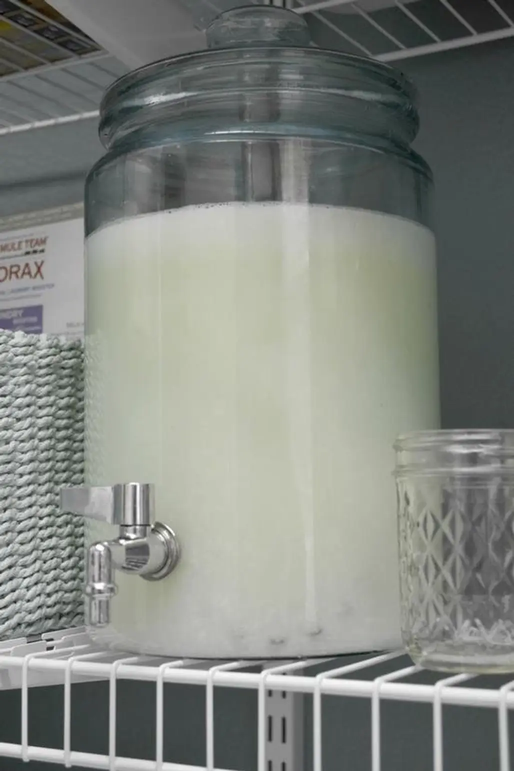 Use a Drink Dispenser for Laundry Detergent