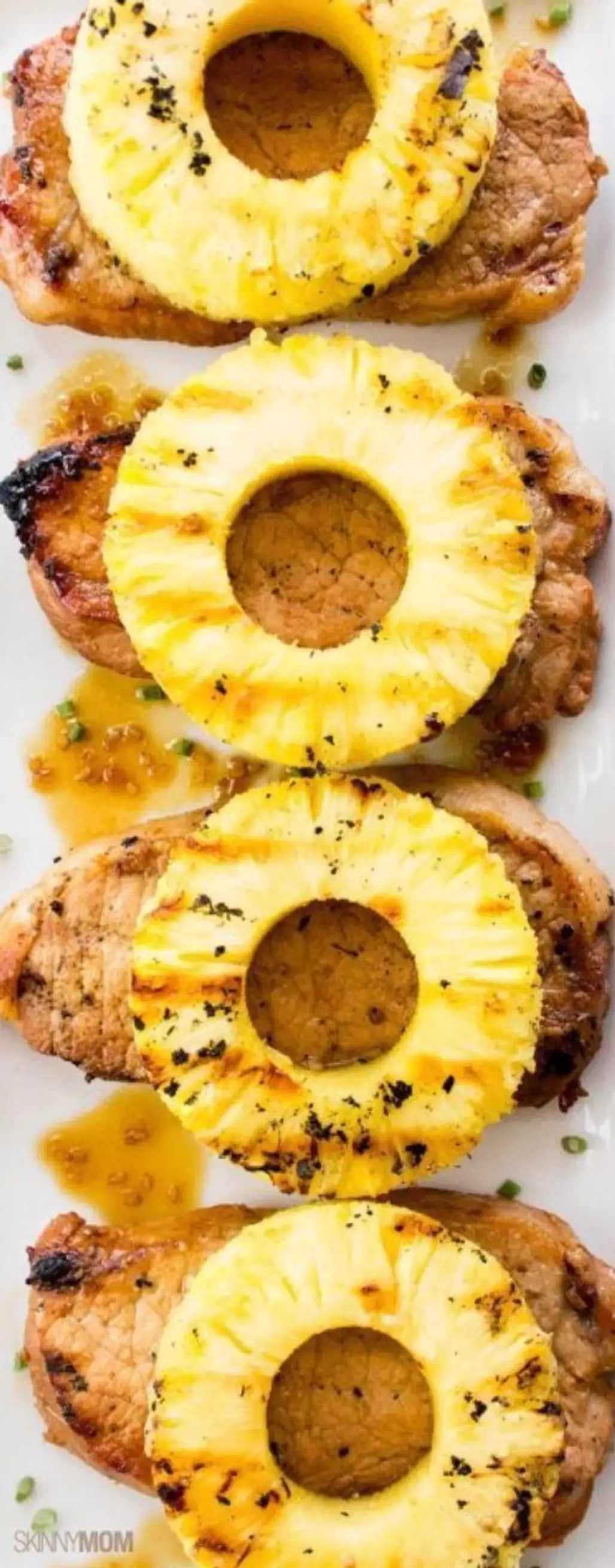 Pineapple Teriyaki Pork Chops