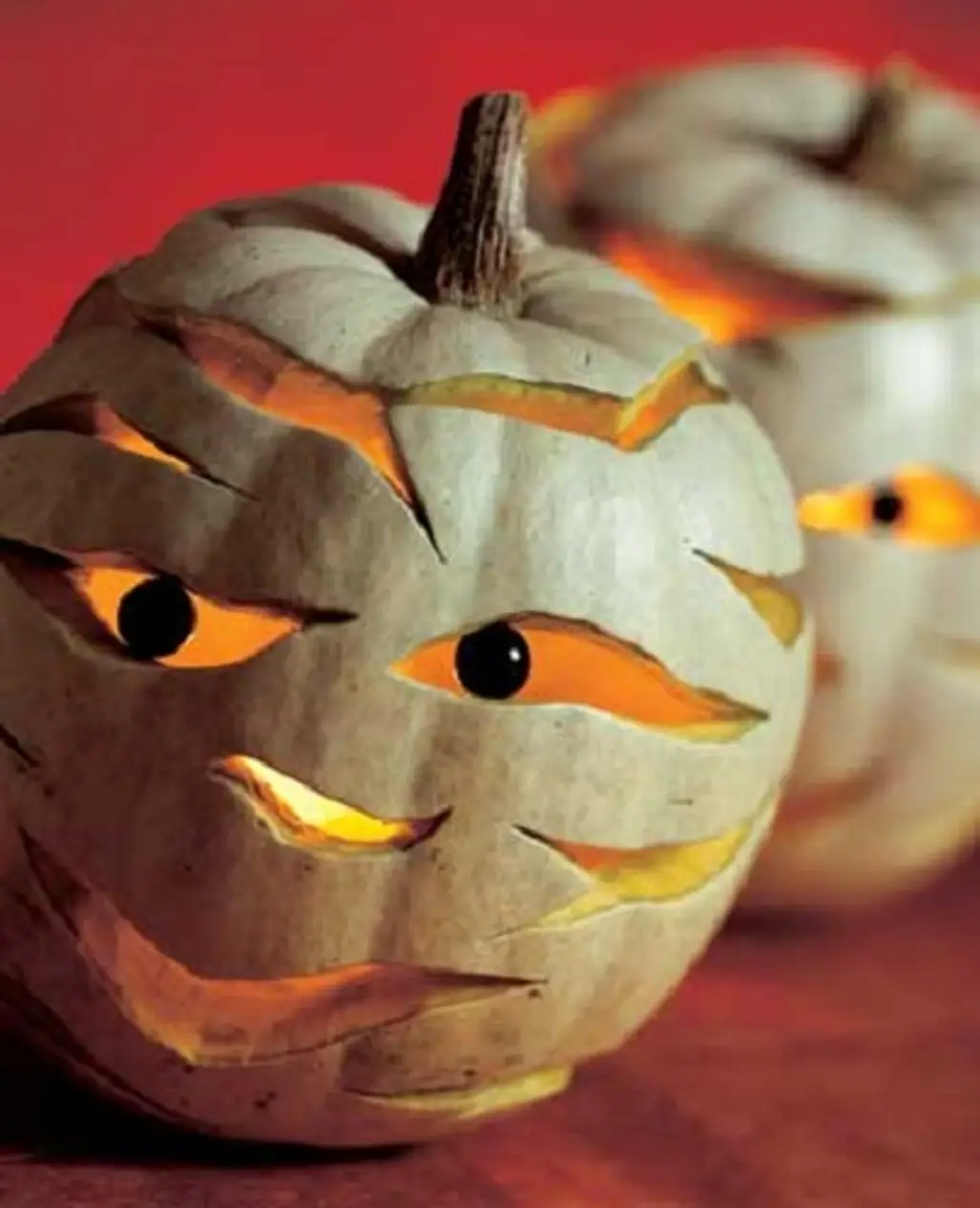 Mummified Pumpkin Carving Ideas...