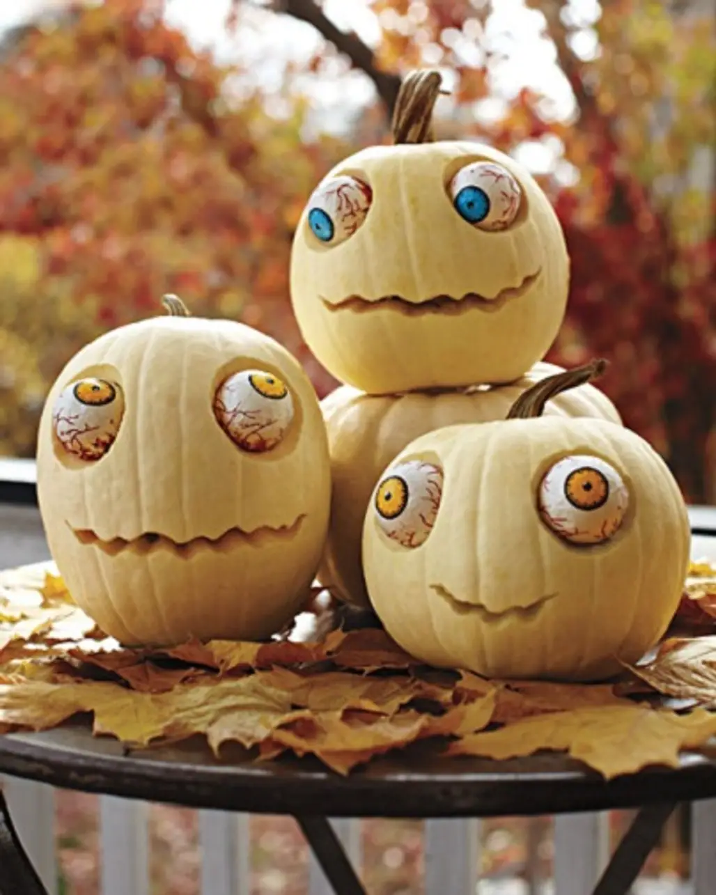 Friendly Zombies Pumpkin Carving Ideas...
