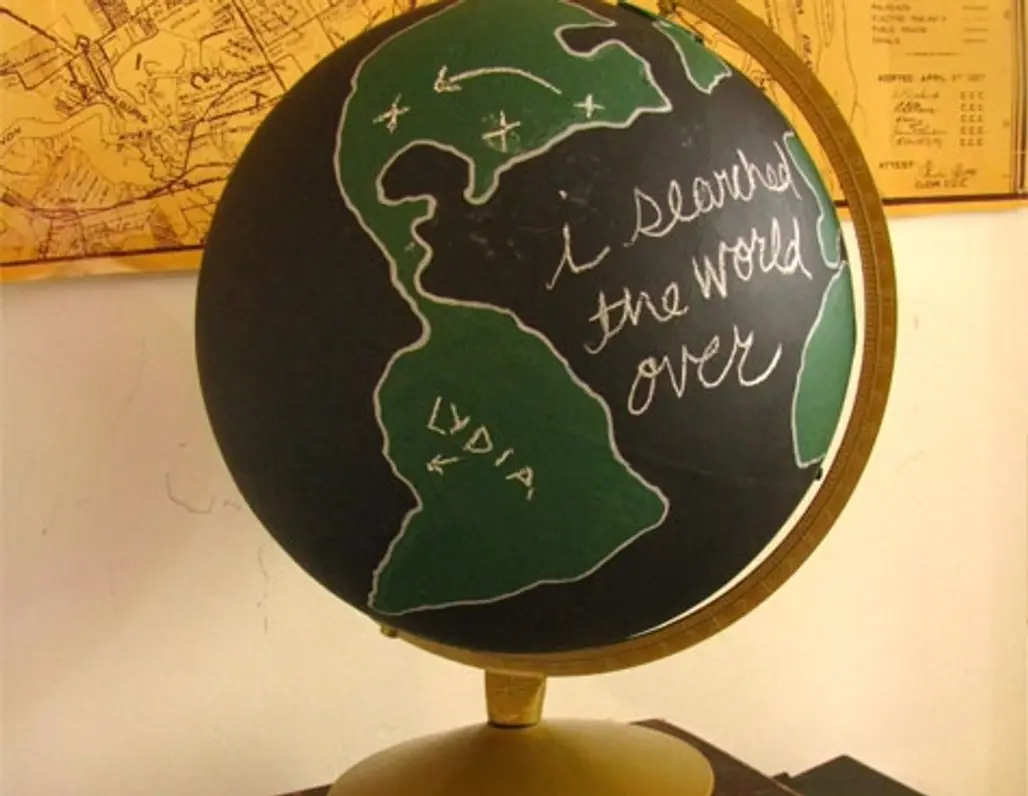 Chalkboard Globe