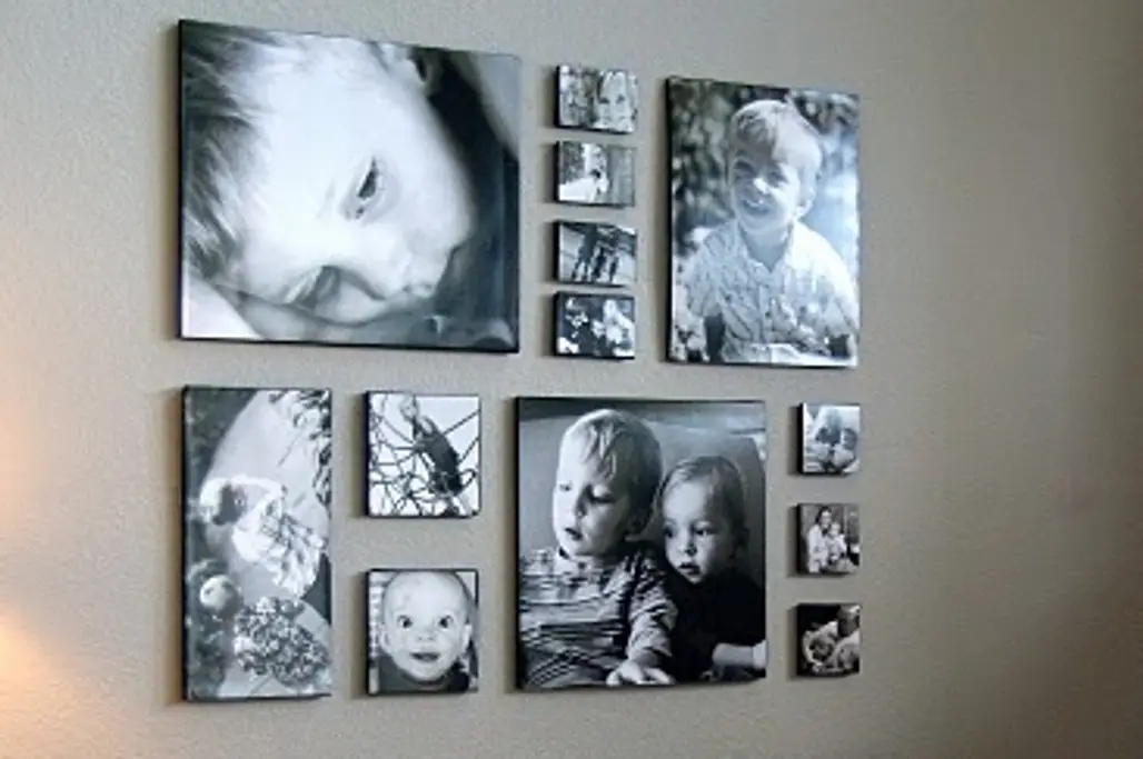 Thrifty Canvas Photo Wall