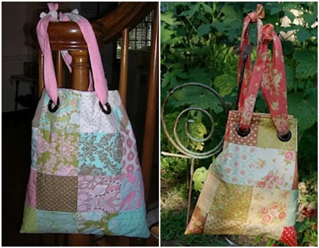 Quilted Grommet Bag