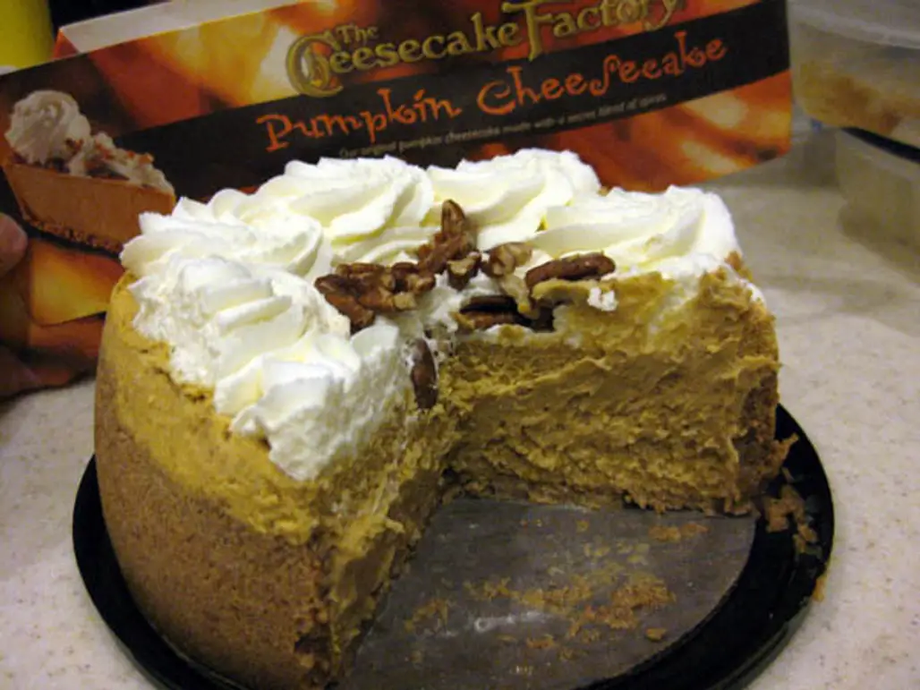The Cheesecake Factory's Pumpkin Cheesecake