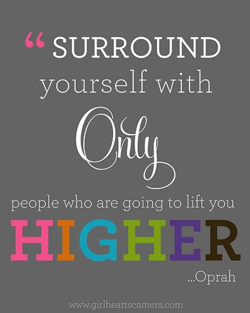 Surround Yourself with ONLY People Who Are Going to Lift You Higher