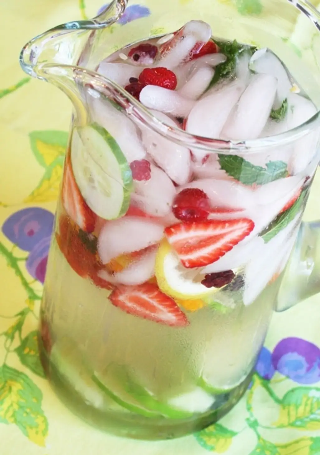 A Huge Pitcher of Fruit-flavored Water