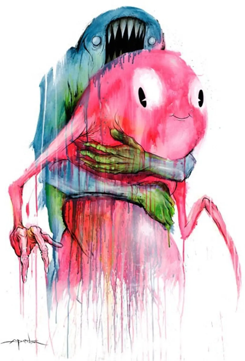 The Backpack by Alex Pardee