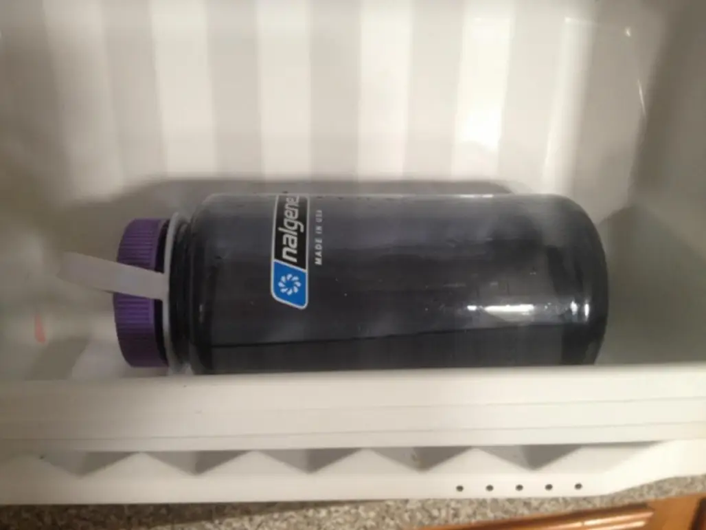 Freeze Water in Your Water Bottle