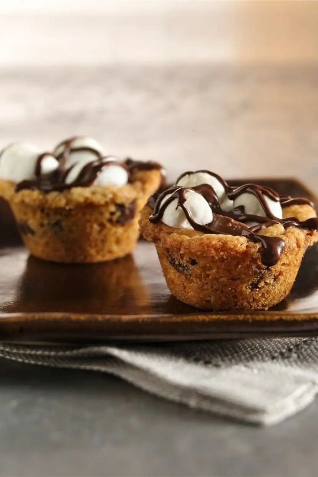 Caramel S'mores Cups