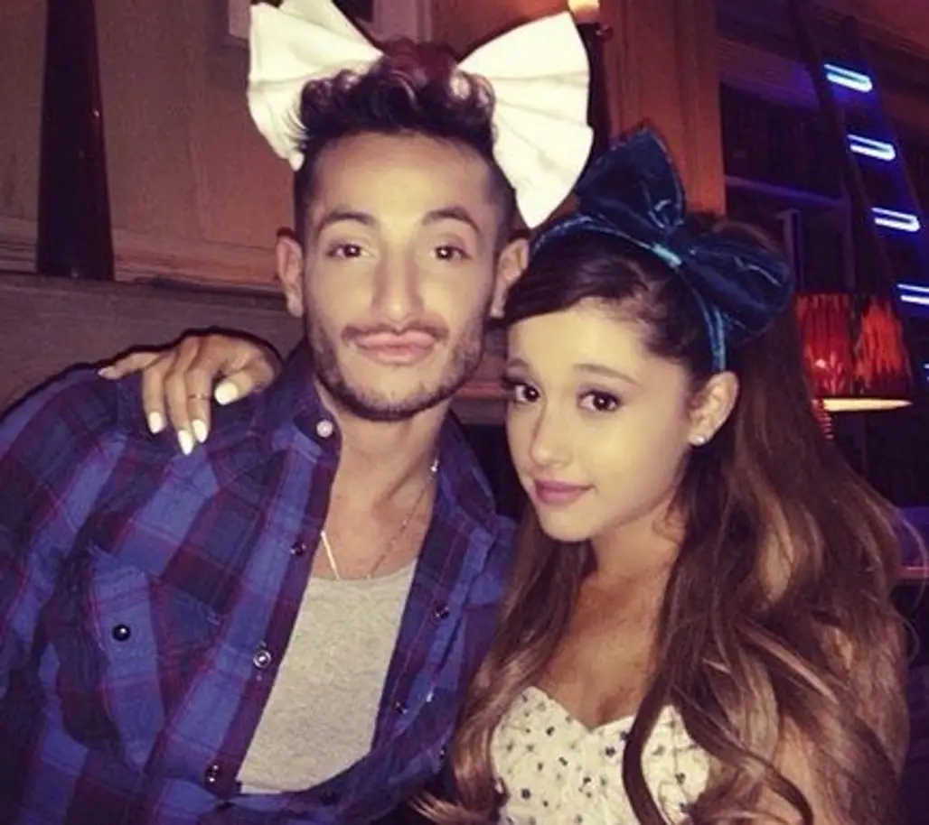 Ariana and Frankie Grande