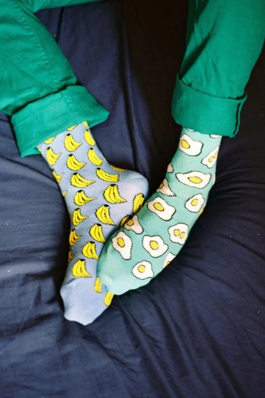 Banana and Egg Socks