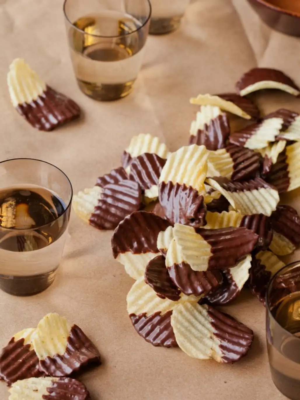 Chocolate Dipped Potato Chips
