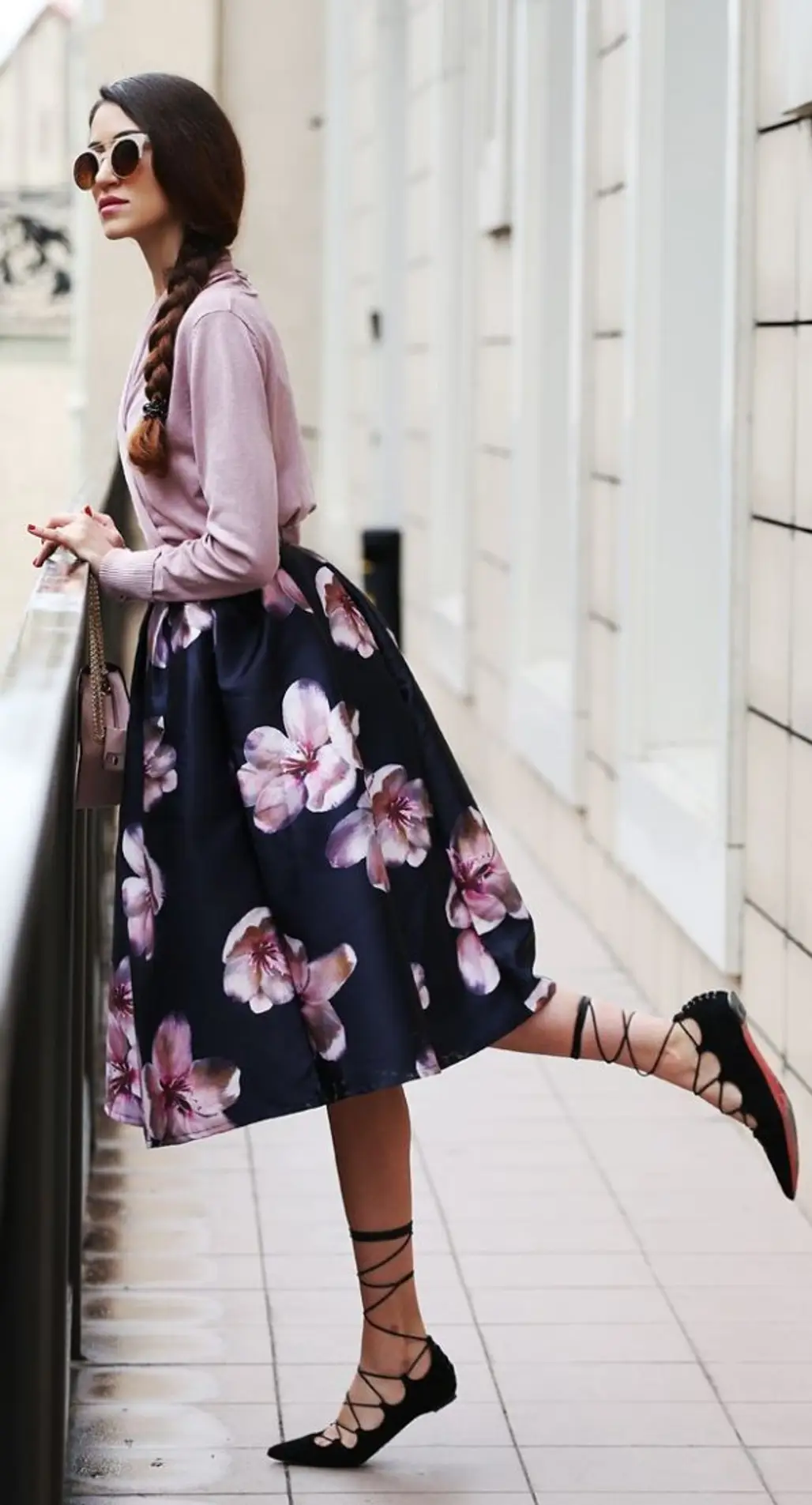 Dramatic Floral Skirt