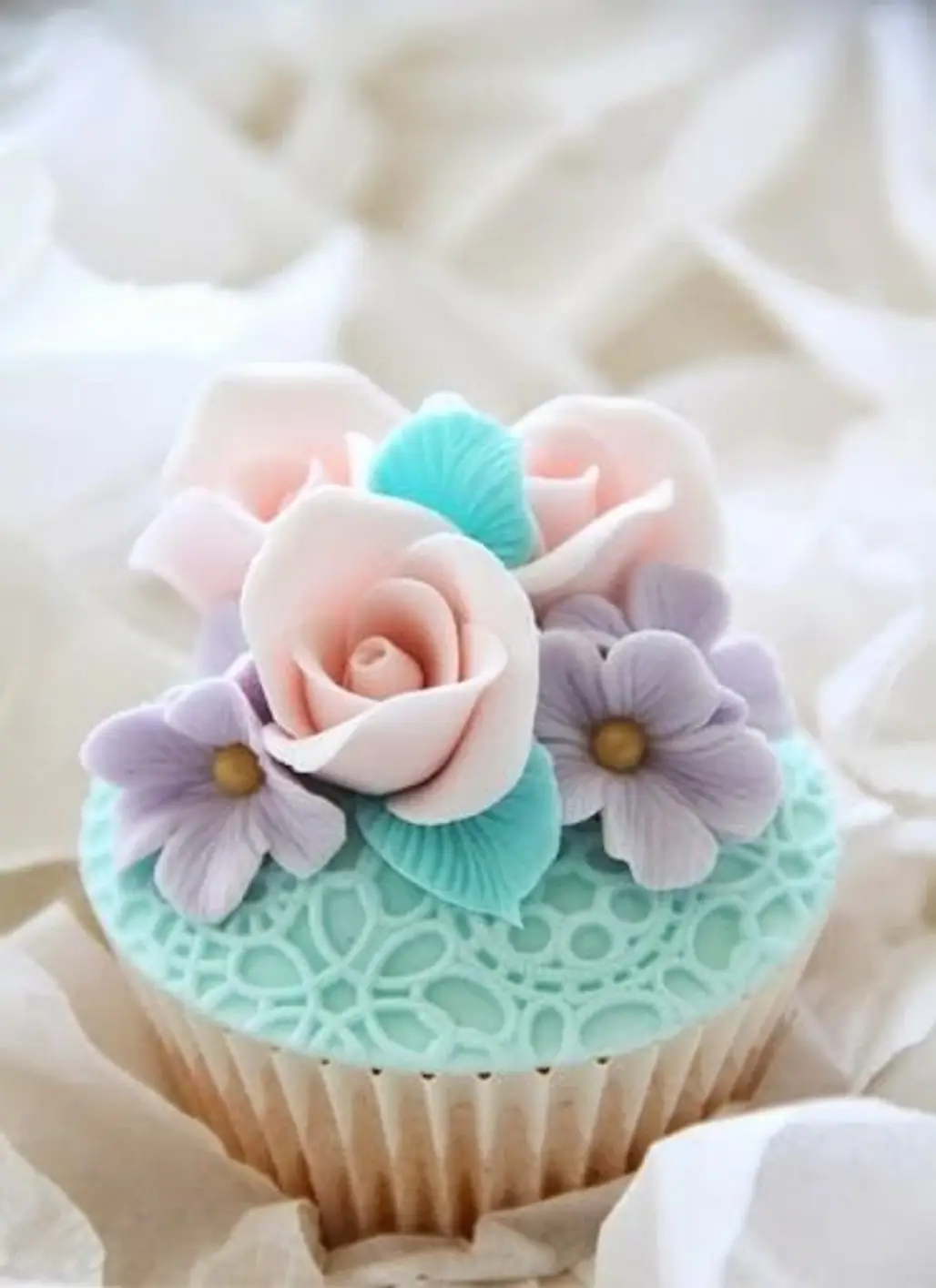 Bake Cupcakes and Decorate with Pastel-Colored Frosting