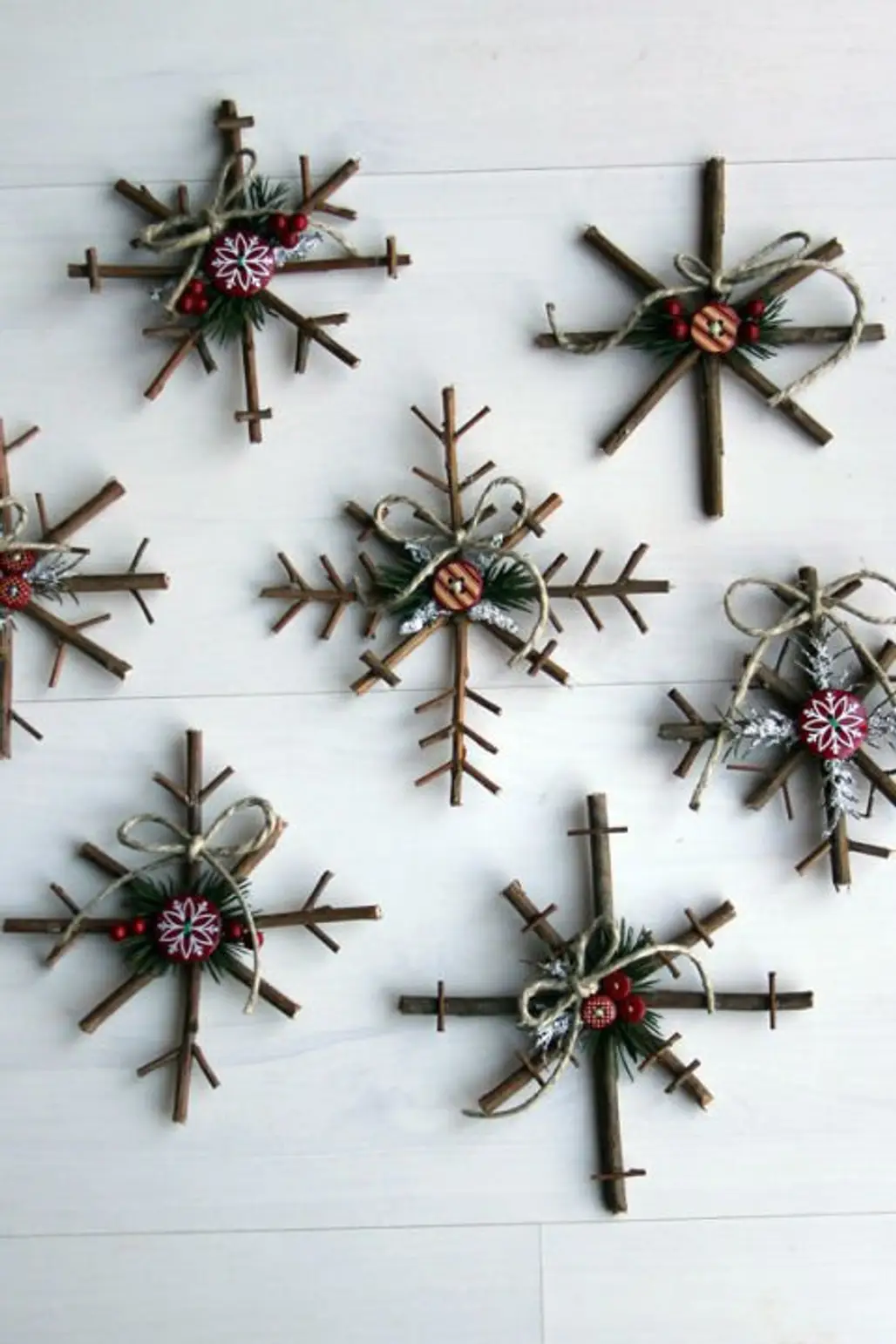 twig, cross, christmas decoration, flower,