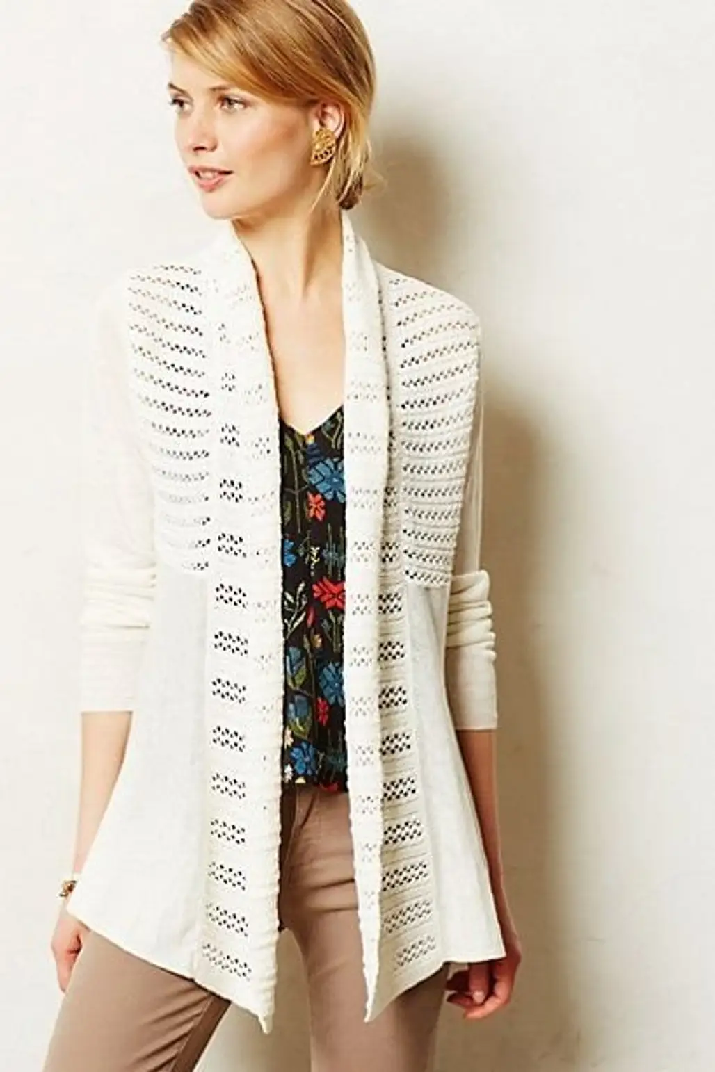 Visionary Backpleat Cardigan