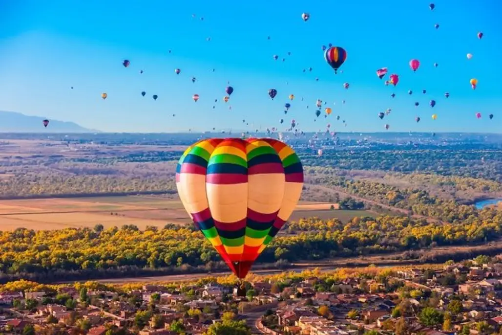 A Hot Air Balloon Ride in Albuquerque