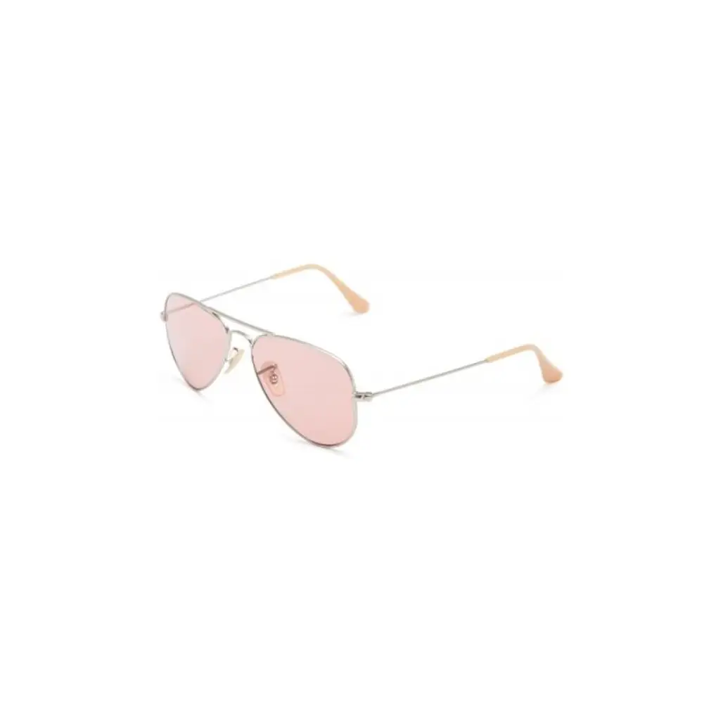 Ray-Ban Aviator Sunglasses, Matte Nude/Pink