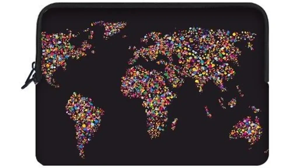 Colorful Dotted World Map