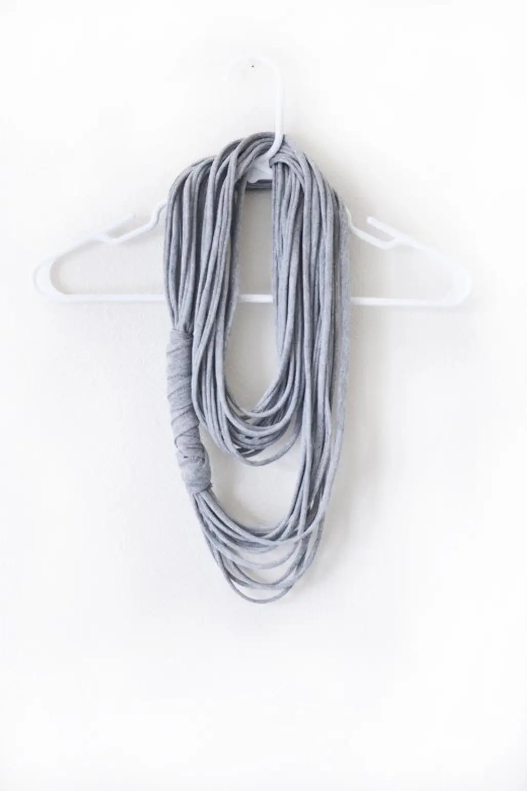 DIY Multi-strand Scarf from a T-shirt