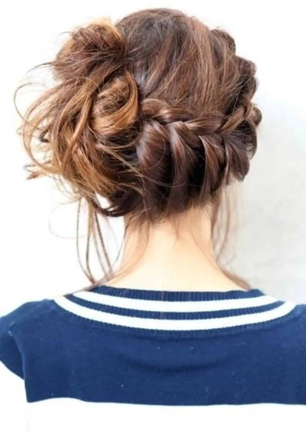 French-braided Beauty