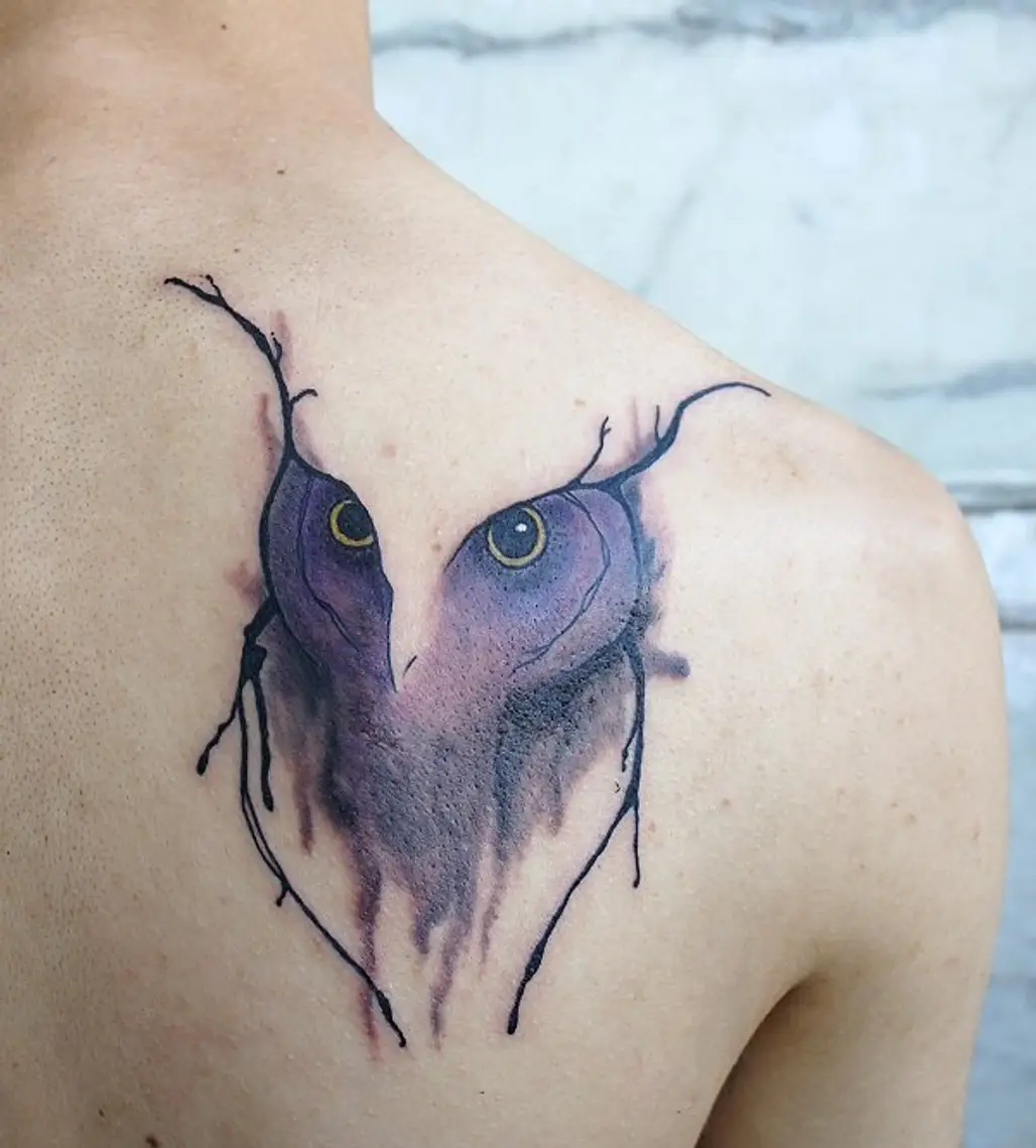 This Watercolor Owl