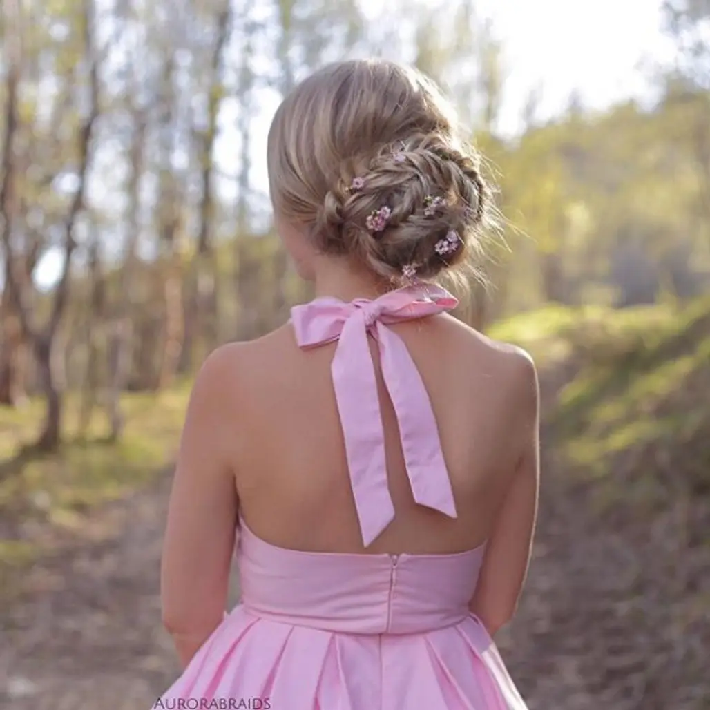 clothing, hair, pink, hairstyle, child,