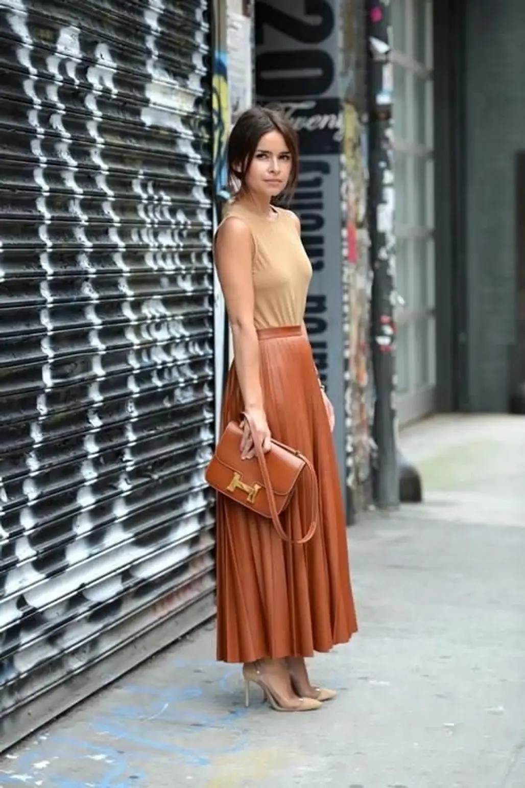 Leather Maxi Skirt