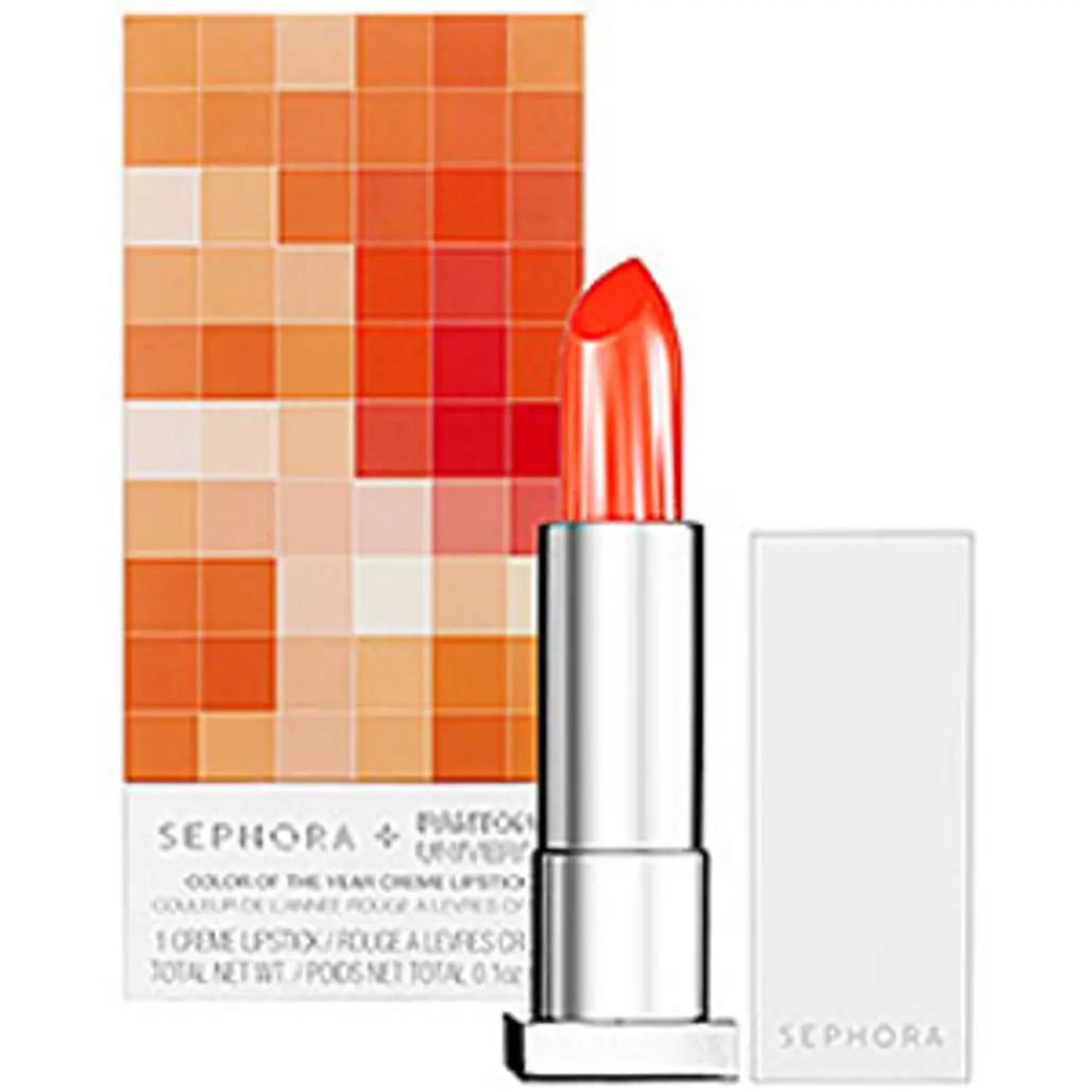 Sephora + Pantone Universe Lipstick in ‘Tangerine Tango Cream’