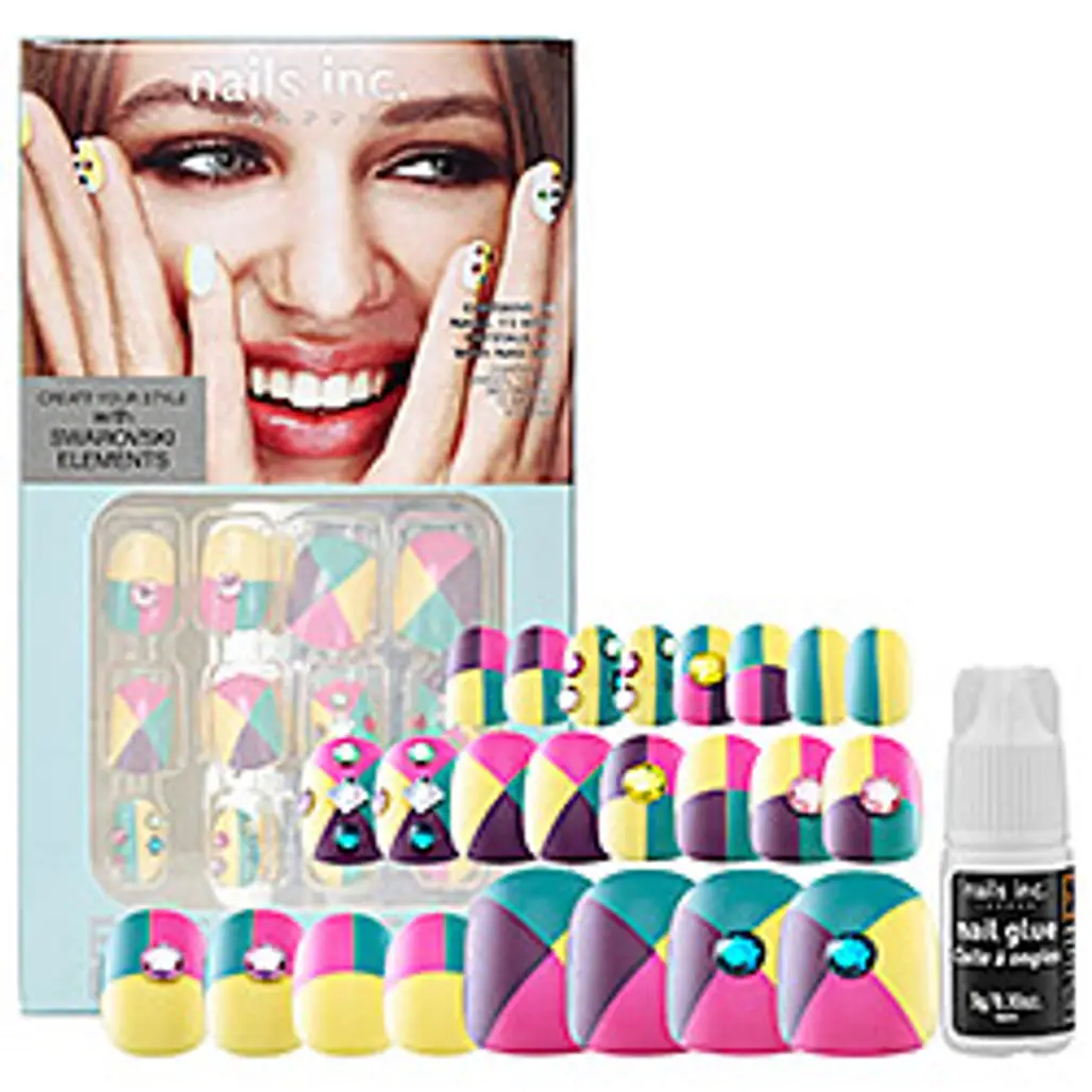 Nails Inc. Crystaltastic Nails in Multi-Colored Pastel