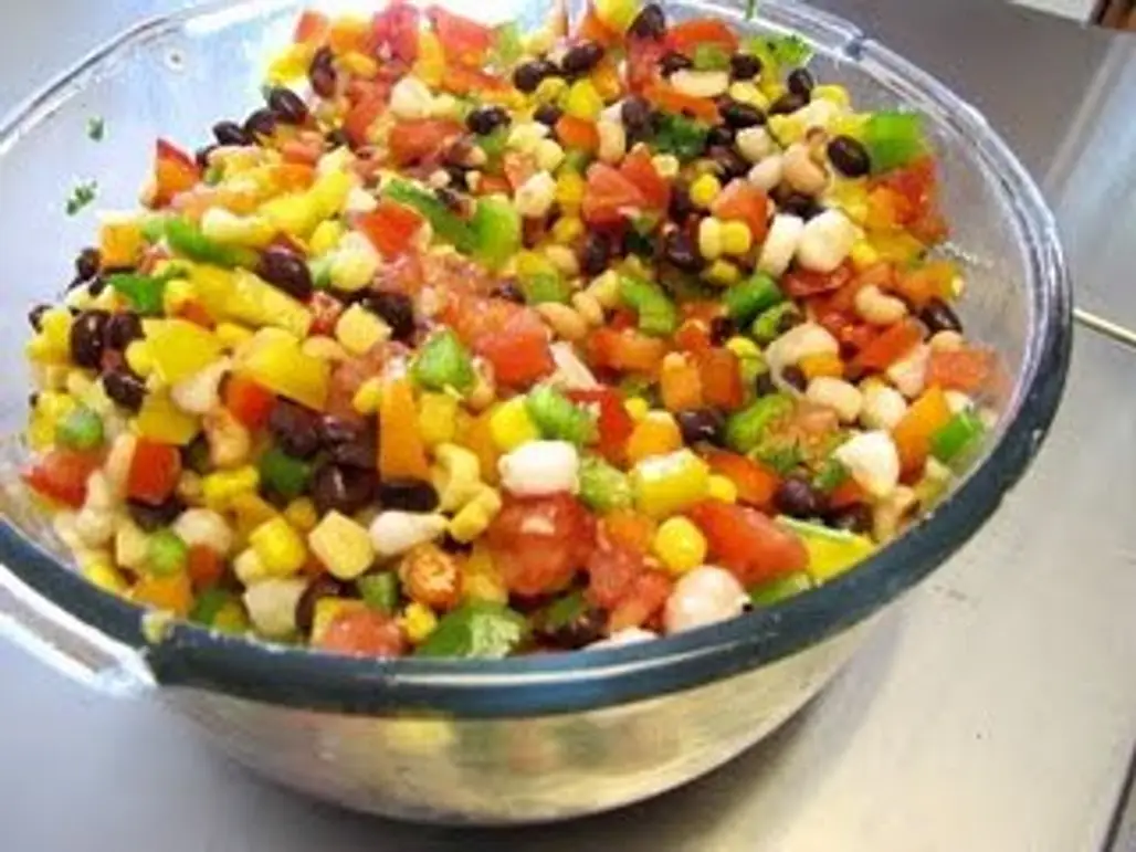 Colorful and Veggie Packed Salad