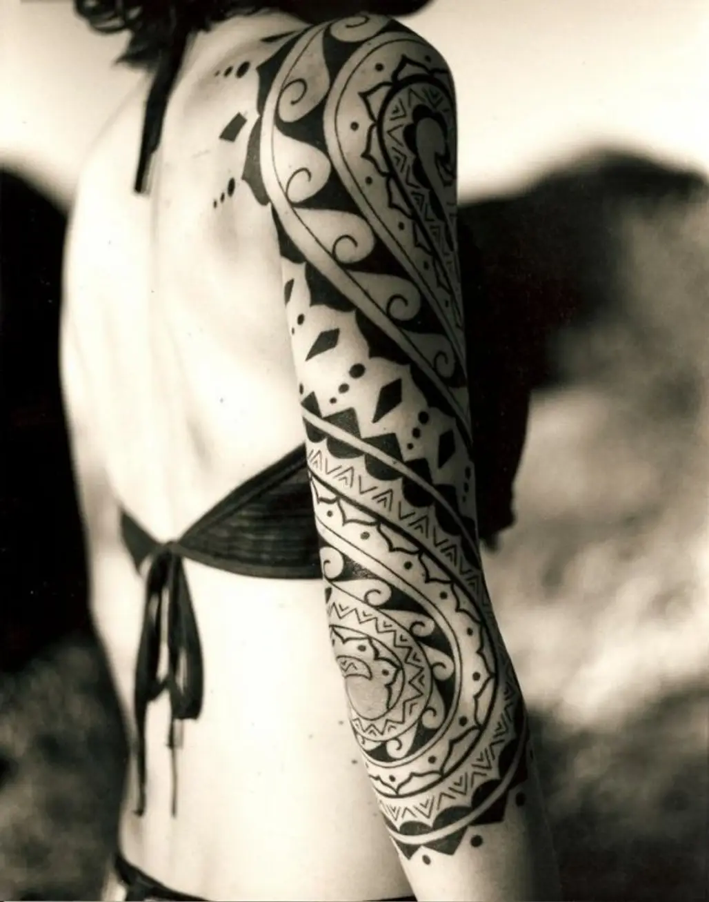 India Maori Totem Temporary Tattoos For Men Women Adult Black Skull Tribal  Tattoo Sticker Sleeve Fake Waterproof Tatoos Dacel - Temporary Tattoos -  AliExpress