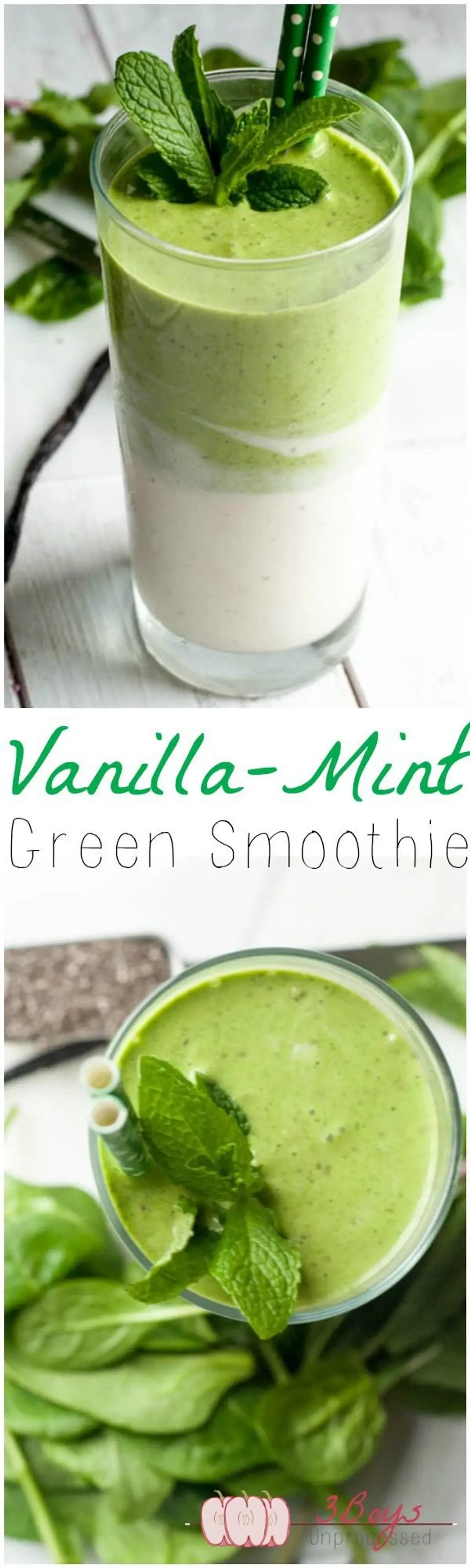 Vanilla Mint Green Smoothie