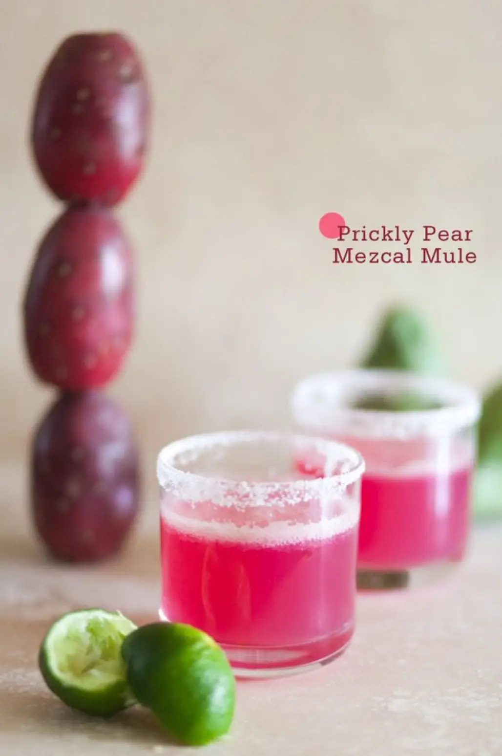 Prickly Pear Mezcal Mule