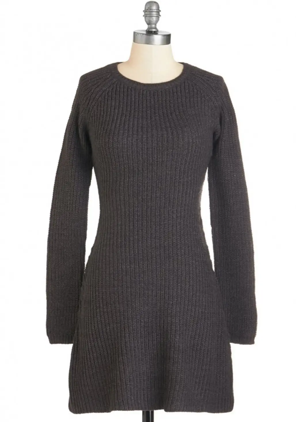 ModCloth Rustic Short Length Long Sleeve Sweater Dress Too Cozy to Call Dress