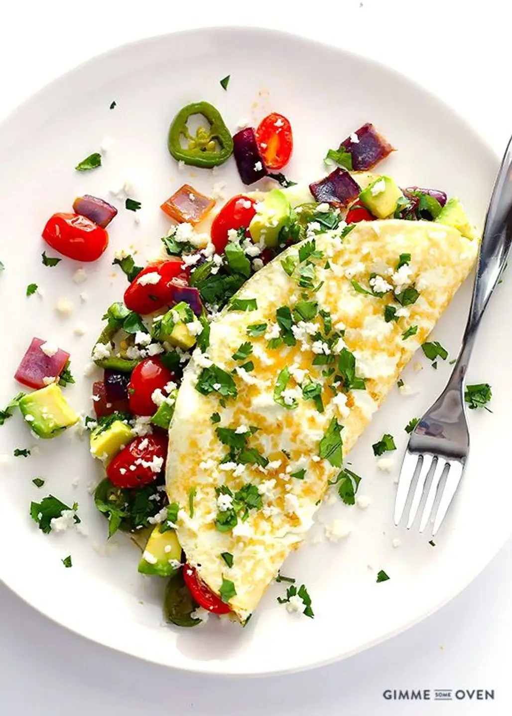 Easy Mexican Egg White Omelet