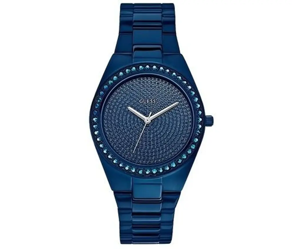 Blue-Tone Radiant Glitz Watch